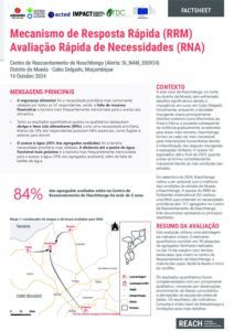 REACH Moçambique RRM Avaliação Rápida de Necessidades Factsheet- Naschitenge (14/10/24)