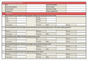 Assessment of needs and humanitarian situation in Syria-Thematic report- Livelihoods report _ Tool