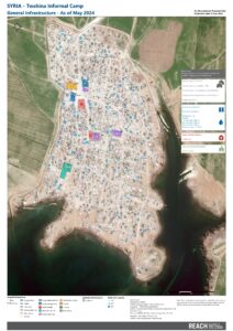 REACH Syria Twahina Camp map May 2024