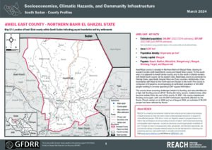 REACH South Sudan - Aweil East County Profile: Socioeconomics, Climatic Hazards, and Community Infrastructure, March 2024