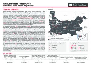 SYR_Factsheet_HSOS Governorate Factsheet Hama_February 2018