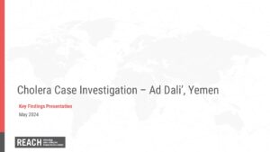 REACH Yemen 1902a WANTS CIF presentation Ad Dali' May 2024
