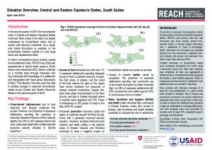 SSD_Situation Overview_AoK Central and Eastern Equatoria States_April-June 2019