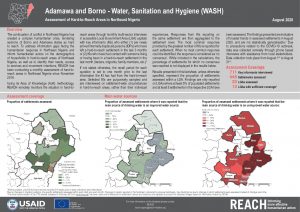 Hard-to-Reach, WASH, Factsheet Borno and Adamawa state, Nigeria, August 2020
