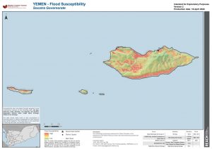 REACH YEM MAP Socotra HVA FloodSusceptibility 16APR2020 A4 V2