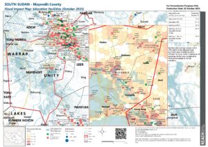 South Sudan - Flood Impact Education Facilities Mayendit County (October 2025)