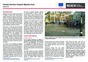 SRB_Situation Overview_European Migration Monthly Report, January 2016