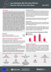 NGA_Factsheet_LGA Settlement Profiling_Mafa_April 2018