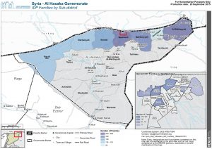SYR_Map_Estimated number of IDP Familes in Al Hasekeh Governorate by Sub District_October 2015