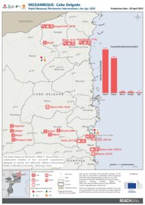 REACH RRM Mozambique Interventions- January to April 2025