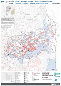 Bangladesh - Cox's Bazar - Camp 7 Potential Flood and Landslide Risk to Facilities