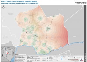 REACH KEN Map Samburueast access to health December2019 a3 potrait