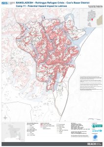 Bangladesh - Cox's Bazar - Camp 11 Potential Flood and Landslide Risk to Latrines