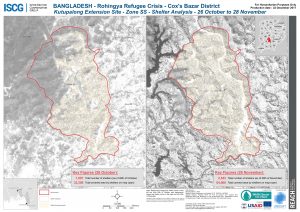 Bangladesh - Cox's Bazar - Kutupalong Extension Site - Zone SS Shelter Analysis Comparison - 26 October & 28 November 2017
