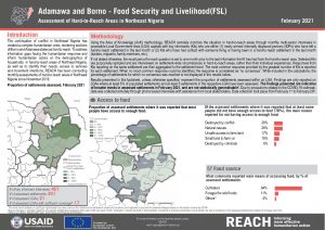 Hard to Reach Assessment in Northeast Nigeria, Food Security and Livelihood Factsheet, February 2021
