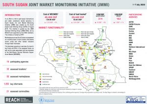 Joint Market Monitoring Initiative (JMMI) factsheet, South Sudan – July 2020