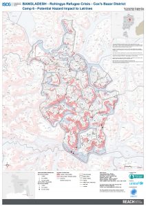 Bangladesh - Cox's Bazar - Camp 6 Potential Flood and Landslide Risk to Latrines