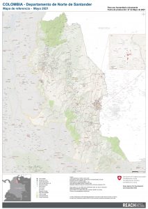 REACH Col Mapa de Referencia – Norte de Santander, Junio 2021