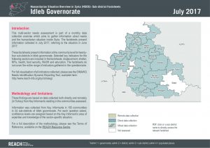REACH_SYR_Factsheet_HSOS Sub-District Factsheets Idleb_July2017