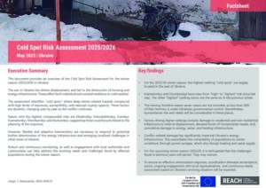 REACH Ukraine - Winterization Cold Spot Risk Assessment  2025-26