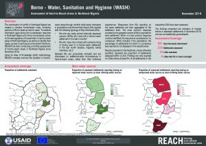 Hard-to-Reach WASH Factsheet in Borno State, Nigeria - November 2019