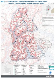 Bangladesh - Cox's Bazar - Camp 10 Potential Flood and Landslide Risk to Facilities