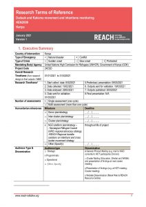 REACH KEN TOR Dadaab and Kakuma Movement and Intentions Monitoring Jan 2021
