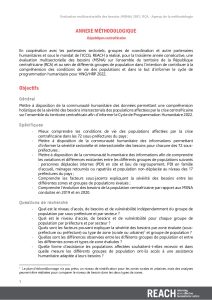 REACH CAR MSNA-2021 Methodological Note