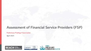 REACH_YEM_FSP_Presentation of Findings_April 2025