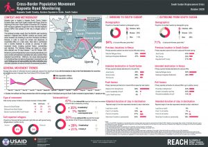 Port and Road Monitoring, Kapoeta County, South Sudan - October 2020