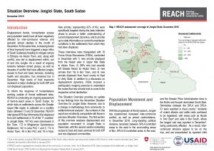 SSD_Situation Overview_Jonglei State_December 2016