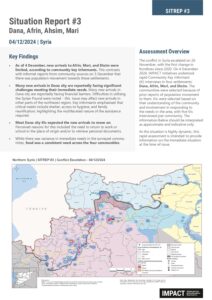 IMPACT Syria Conflict Escalation Situation Report #3