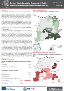 Suivi de la situation humanitaire dans la Zone de Santé de Mbulula, Tanganyika, fevrier 2022