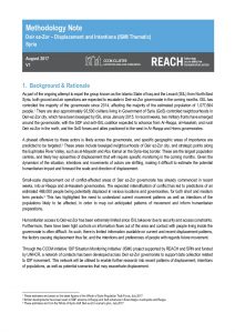 SYR_Deir ez Zor displacement and intentions_Methodology note_August 2017