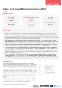 REACH Sudan JMMI Factsheet (17-27 July 2025)