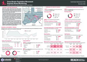 REACH South Sudan Port and Road Monitoring, Kapoeta, December 2021