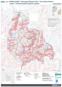 Bangladesh - Cox's Bazar - Camp 3 Potential Flood and Landslide Risk to Latrines