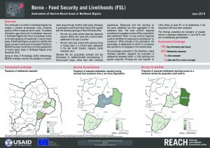 Hard-to-Reach FSL Factsheet in Borno State, Nigeria - June 2019