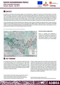 AGORA_UGA_Profile_Kosovo Neighborhood_July 2018