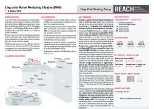 Libya Joint Market Monitoring Initative, Situation Overview - October 2019