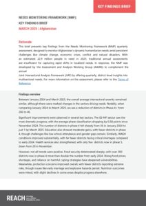 REACH_AFG_KEY FINDING BRIEF_NMF_MARCH2025