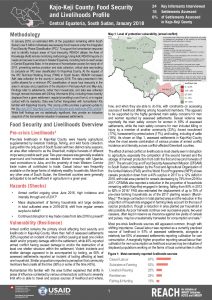 SSD_Profile_Kajo-Keji County_Food Security and Livelihoods_January 2018