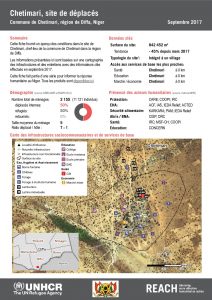 NER_Factsheet_Profil Site de Déplacés de Chetimari_Septembre 2017
