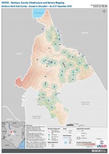 REACH KEN Map Samburunorth access to education December2019 a3 potrait