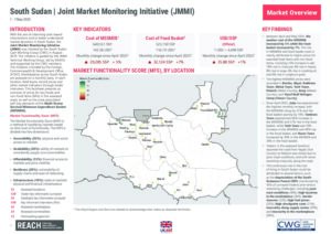 REACH South Sudan - Joint Market Monitoring Initiative (JMMI) Factsheet - May 2025