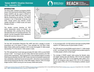 REACH YEM Situation Overview WASH WANTS September 2021 EN