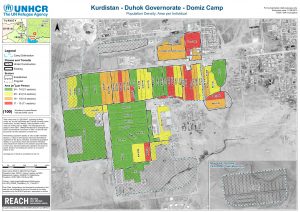 KRG - Duhok Governorate - Domiz Camp - Population Density - 17 June 2013
