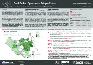 SSD_Factsheet_Spontaneous Refugee Returns Monitoring_November 2018