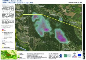 IMPACT UKR map EastUkraine Wildfire 8July2020 A4