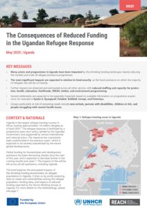 REACH Uganda - The Consequences of Reduced Funding in the Ugandan Refugee Response (May 2025)